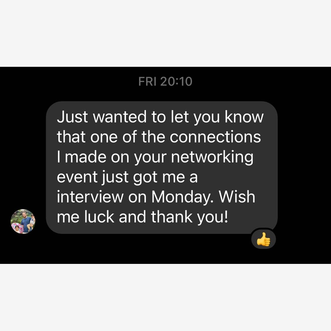 Client message about a networking connection